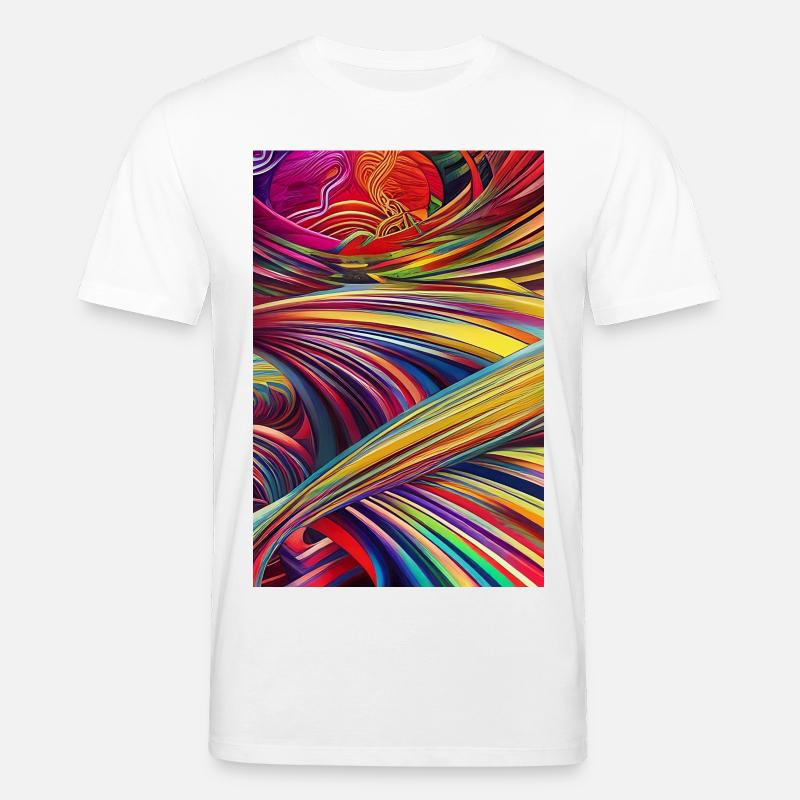 Abstrakte Kunst - Stanley/Stella Unisex Bio-T-Shirt CREATOR  - Weiß