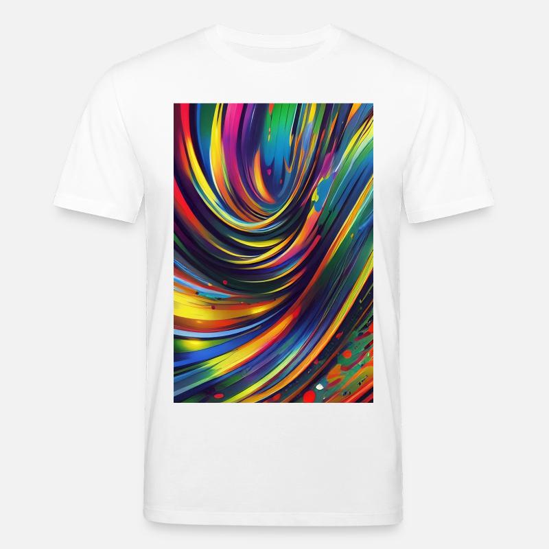 Abstrakte Kunst - Stanley/Stella Unisex Bio-T-Shirt CREATOR  - Weiß