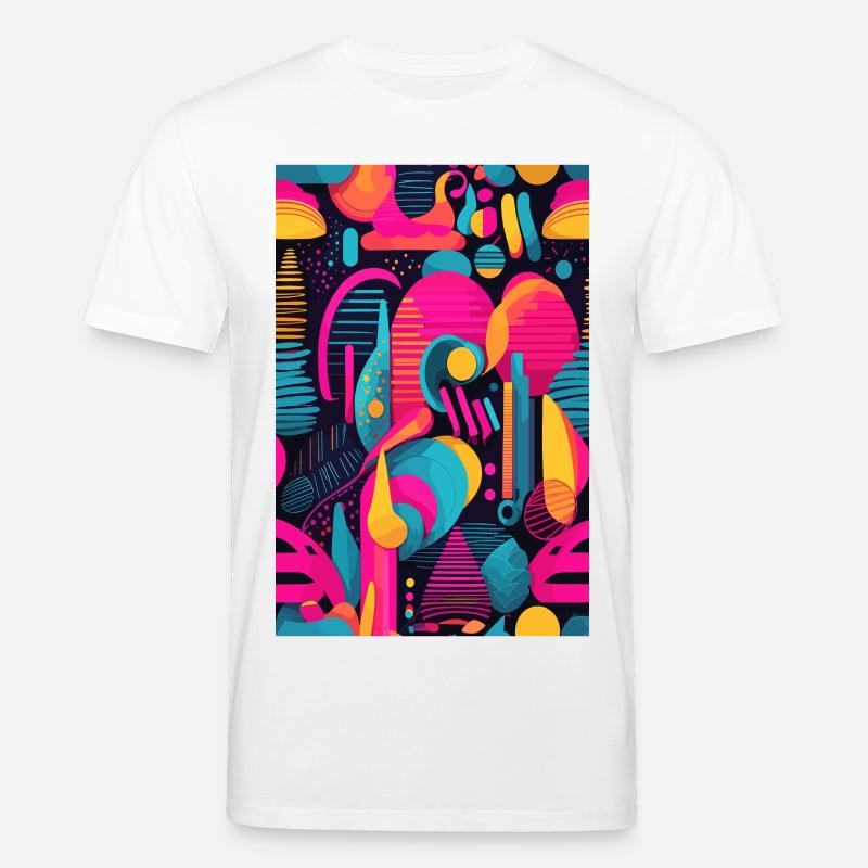 Modern Abstract Pattern - Stanley/Stella CREATOR Unisex Organic T-Shirt - white