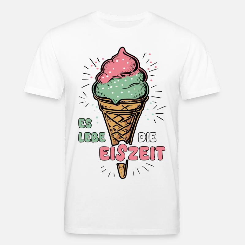 Es lebe die Eiszeit - Stanley/Stella Unisex Bio-T-Shirt CREATOR  - Weiß