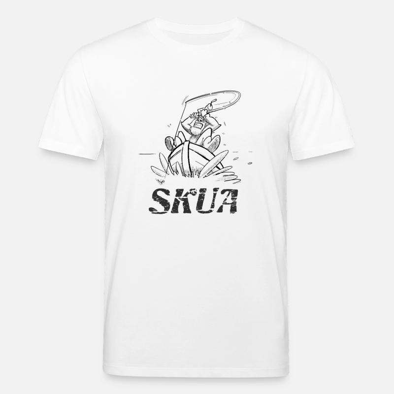 Skua Big Fish - T-shirt bio CREATOR Stanley/Stella Unisexe - blanc
