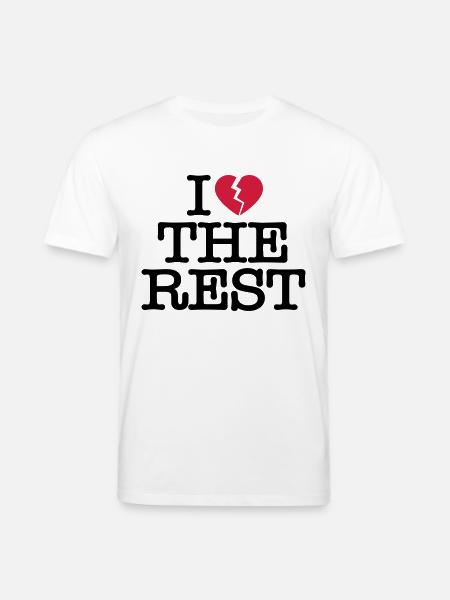 I hate the rest - Stanley/Stella CREATOR Unisex Organic T-Shirt - white