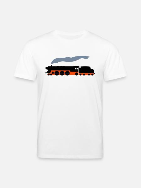Dampflok - Stanley/Stella Unisex Bio-T-Shirt CREATOR - Weiß