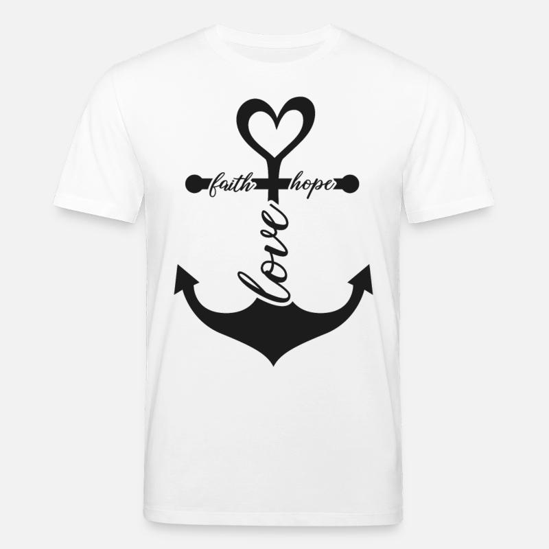 Glaube Liebe Hoffnung - Stanley/Stella Unisex Bio-T-Shirt CREATOR  - Weiß