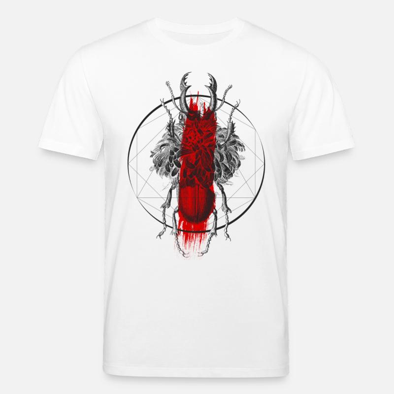 Skarabäus - Stanley/Stella Unisex Bio-T-Shirt CREATOR  - Weiß