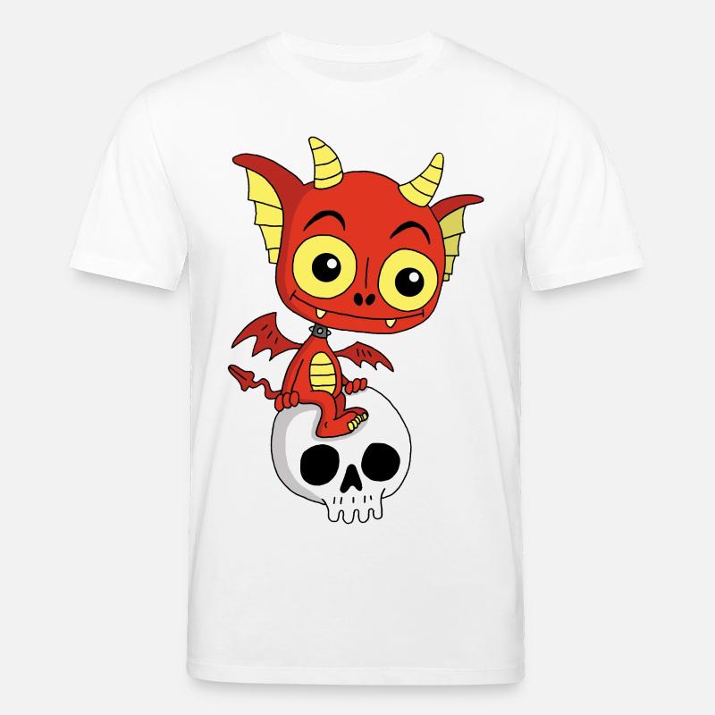 Kleiner Dämon ruht sich aus - Stanley/Stella Unisex Bio-T-Shirt CREATOR  - Weiß