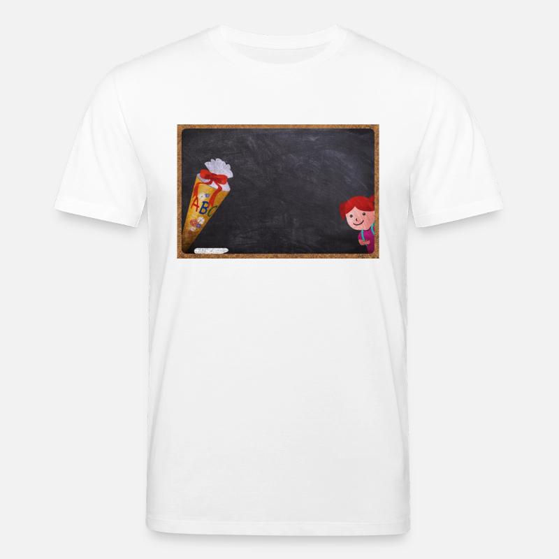 Premier jour d’école - T-shirt bio CREATOR Stanley/Stella Unisexe - blanc