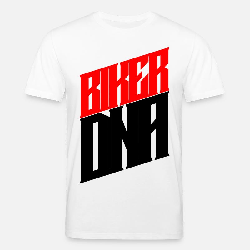BIKER DNA - Stanley/Stella Unisex Bio-T-Shirt CREATOR  - Weiß