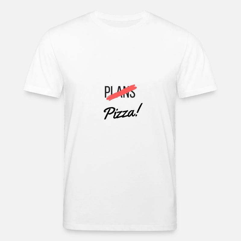 Pizza and Plans - Stanley/Stella Unisex Bio-T-Shirt CREATOR  - Weiß