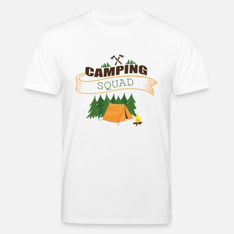 CAMPING SQUAD Équipe Camping - T-shirt bio CREATOR Stanley/Stella Unisexe - blanc