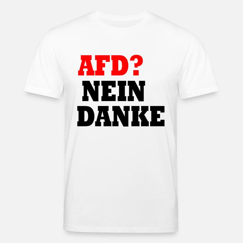 Afd nein danke - Stanley/Stella Unisex Bio-T-Shirt CREATOR  - Weiß