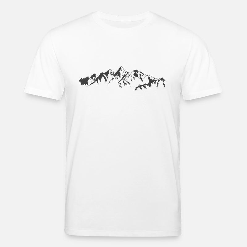 Die Berge - Stanley/Stella Unisex Bio-T-Shirt CREATOR  - Weiß