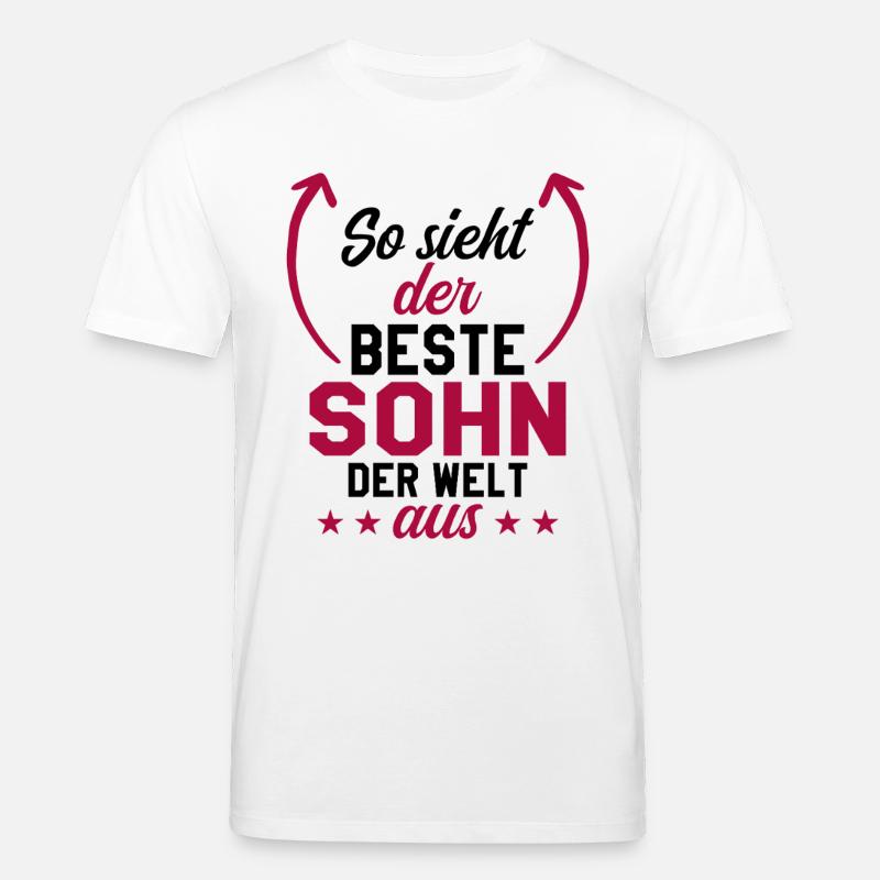 Bester Sohn - Stanley/Stella Unisex Bio-T-Shirt CREATOR  - Weiß