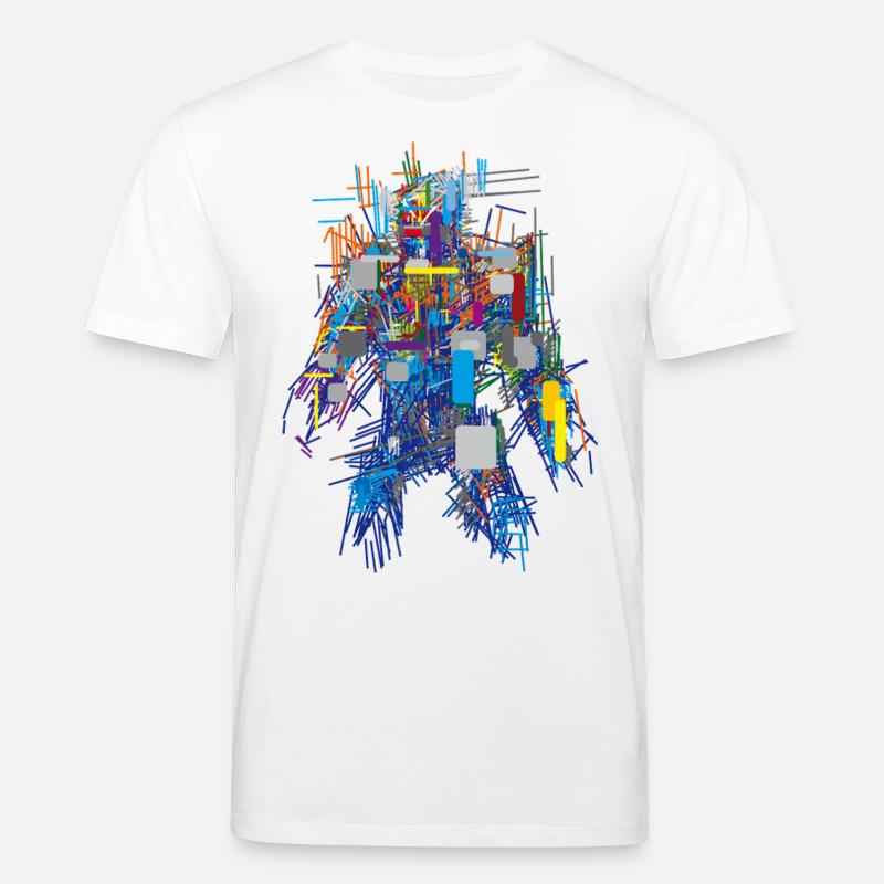 Abstrakt - Stanley/Stella Unisex Bio-T-Shirt CREATOR  - Weiß