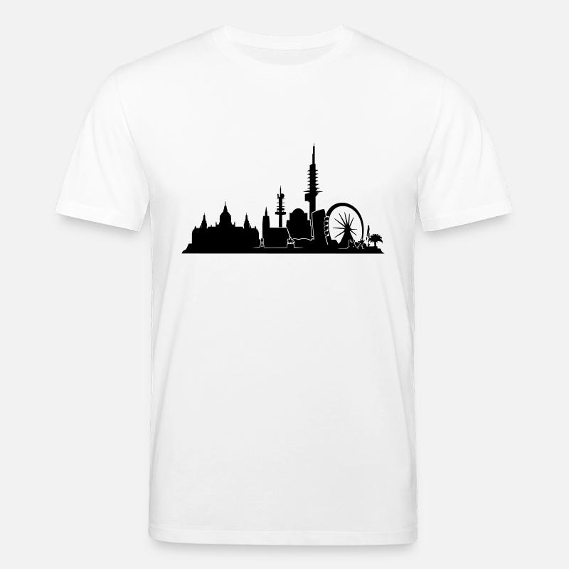 Hannover // Skyline // Silhouette // Skylineshirt - Stanley/Stella Unisex Bio-T-Shirt CREATOR  - Weiß