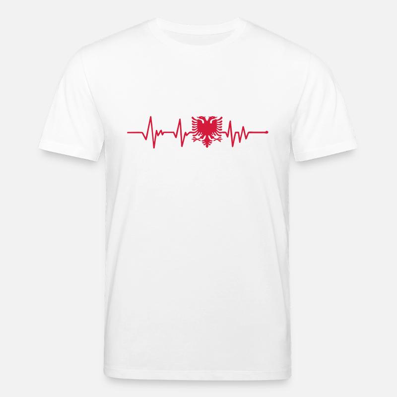 kosovo herzschlag - Stanley/Stella Unisex Bio-T-Shirt CREATOR  - Weiß