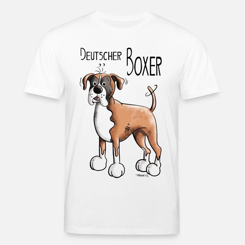 Deutscher Boxer - Stanley/Stella Unisex Bio-T-Shirt CREATOR  - Weiß