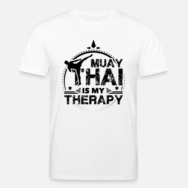 Thaiboxen therapy - Stanley/Stella Unisex Bio-T-Shirt CREATOR  - Weiß