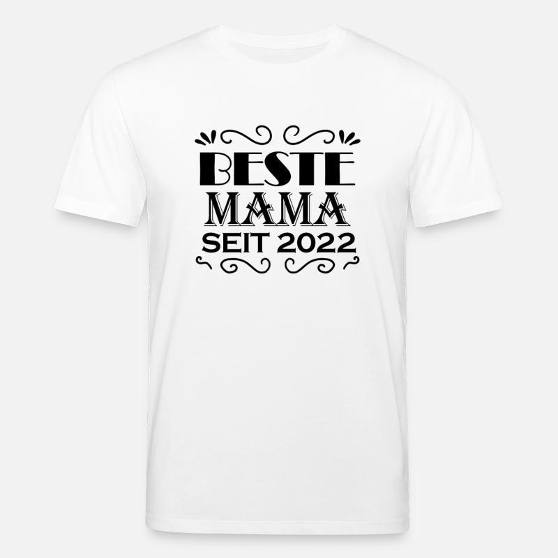 Beste Mama seit 2022 - Stanley/Stella Unisex Bio-T-Shirt CREATOR  - Weiß
