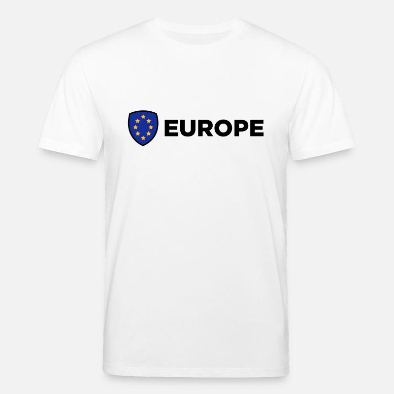 Le drapeau européen Union - T-shirt bio CREATOR Stanley/Stella Unisexe - blanc