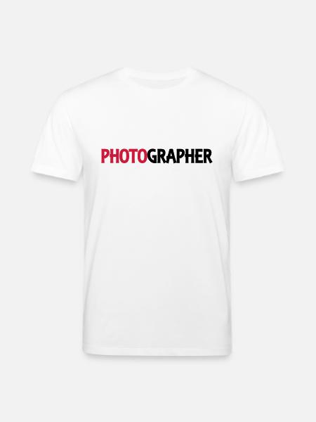 Photographer - Stanley/Stella Unisex Bio-T-Shirt CREATOR - Weiß