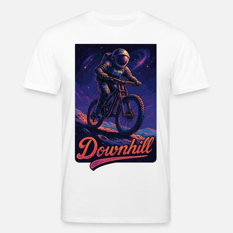 VTT VTT Descente Astronaute Cadeau - T-shirt bio CREATOR Stanley/Stella Unisexe - blanc