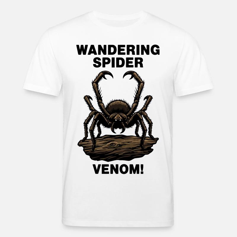 Bananenspinnen-Gift Gefahr Wandernde Spinne - Stanley/Stella Unisex Bio-T-Shirt CREATOR  - Weiß