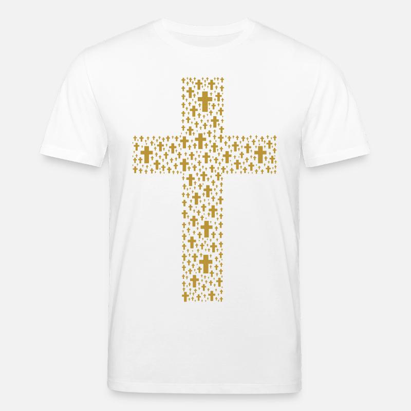 Croix des Croix - T-shirt bio CREATOR Stanley/Stella Unisexe - blanc