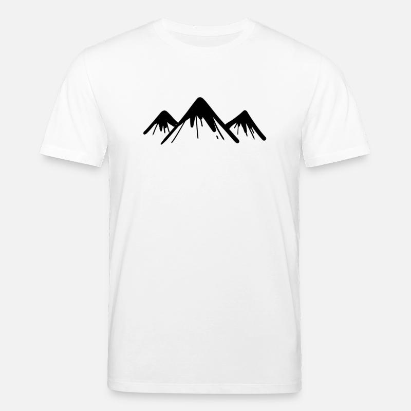 Berg Berge - Stanley/Stella Unisex Bio-T-Shirt CREATOR  - Weiß