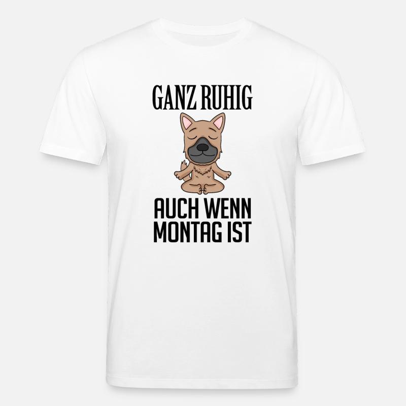 Deutscher Schäferhund - Stanley/Stella Unisex Bio-T-Shirt CREATOR  - Weiß