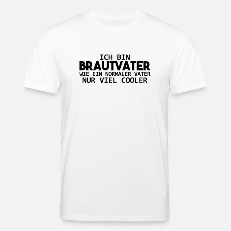 BRAUTVATER Geschenk - Stanley/Stella Unisex Bio-T-Shirt CREATOR  - Weiß