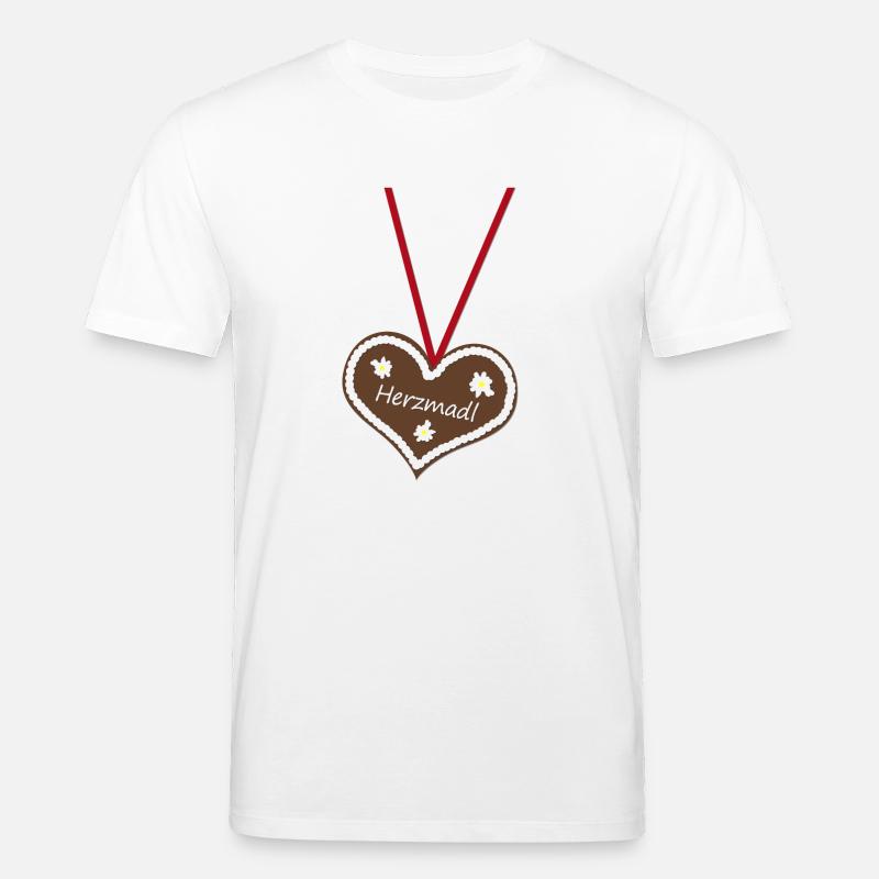 HERZMADL - Stanley/Stella Unisex Bio-T-Shirt CREATOR  - Weiß