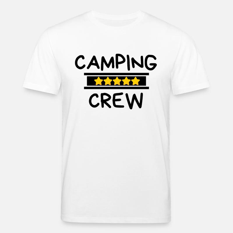Équipe de camping - T-shirt bio CREATOR Stanley/Stella Unisexe - blanc