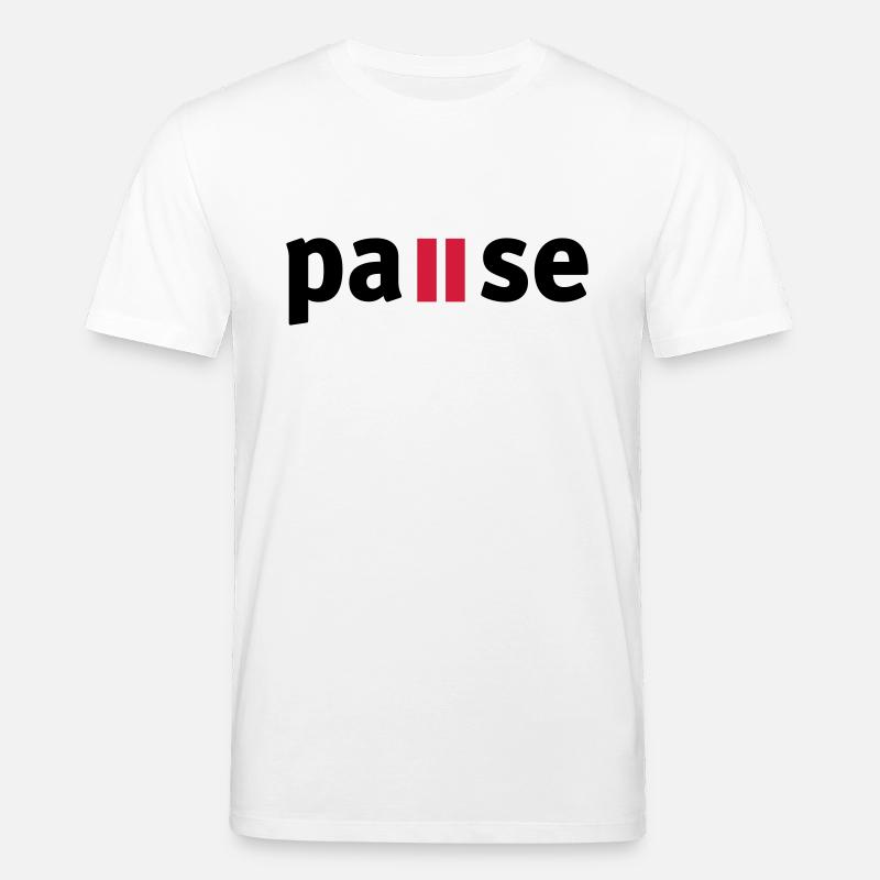 Pause - Stanley/Stella Unisex Bio-T-Shirt CREATOR  - Weiß