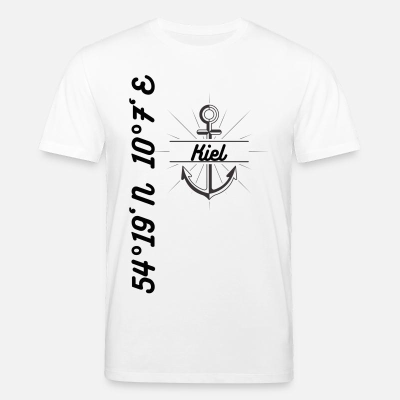 Kiel coordonne Design Maritim - T-shirt bio CREATOR Stanley/Stella Unisexe - blanc