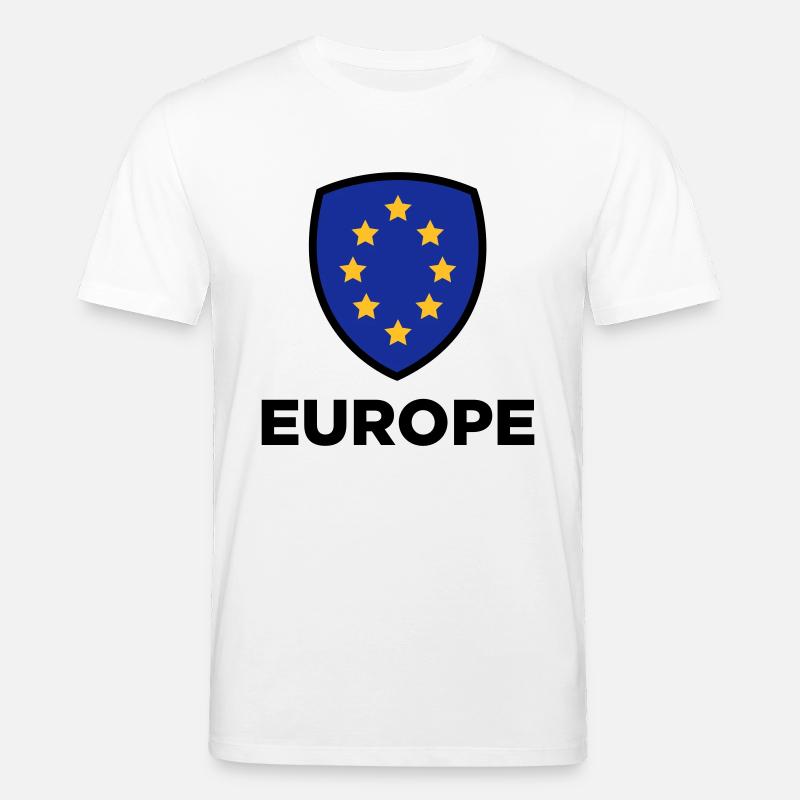 Le drapeau européen Union - T-shirt bio CREATOR Stanley/Stella Unisexe - blanc