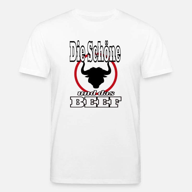 Die Schoene und das Beef - Stanley/Stella Unisex Bio-T-Shirt CREATOR  - Weiß