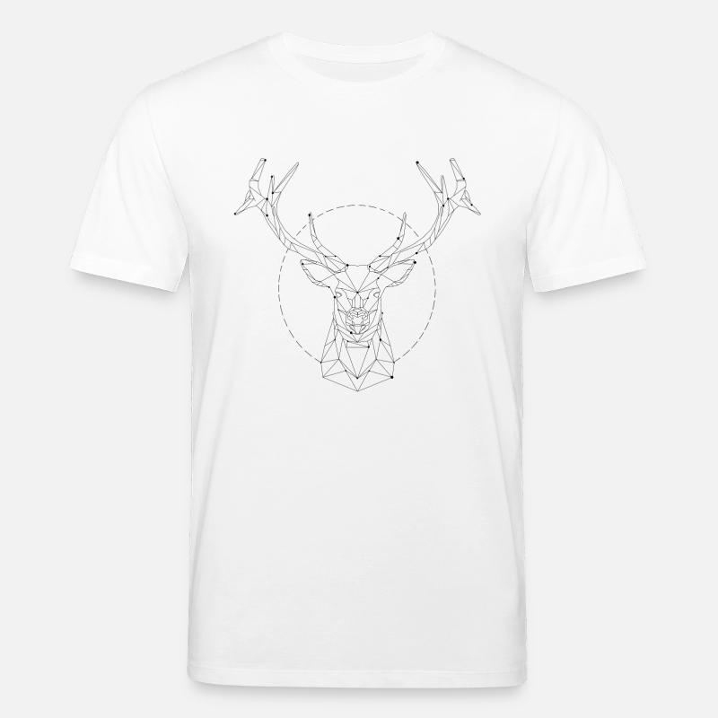 constellation Hirsch - T-shirt bio CREATOR Stanley/Stella Unisexe - blanc