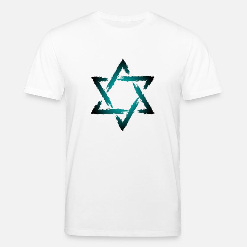 Davidstern - Stanley/Stella Unisex Bio-T-Shirt CREATOR  - Weiß