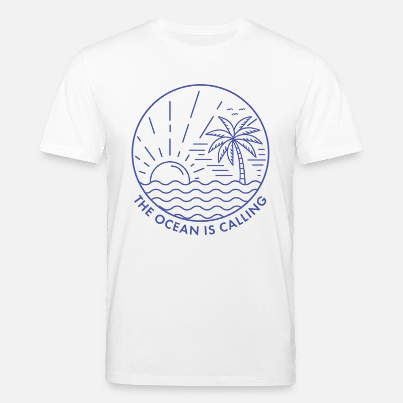 Der Ozean ruft - Stanley/Stella Unisex Bio-T-Shirt CREATOR  - Weiß