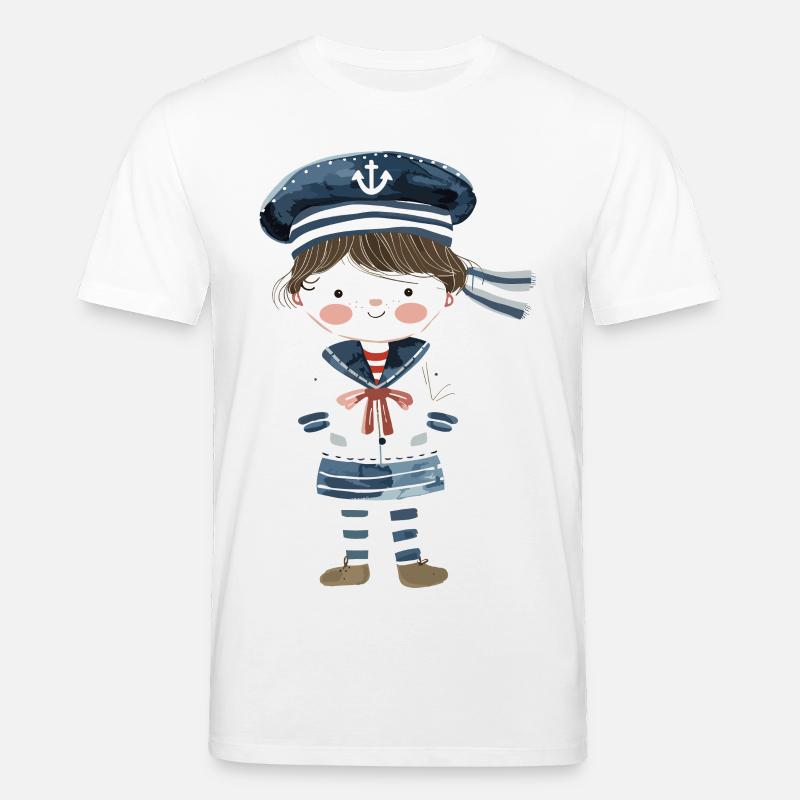 Sailor Comic Look - T-shirt bio CREATOR Stanley/Stella Unisexe - blanc
