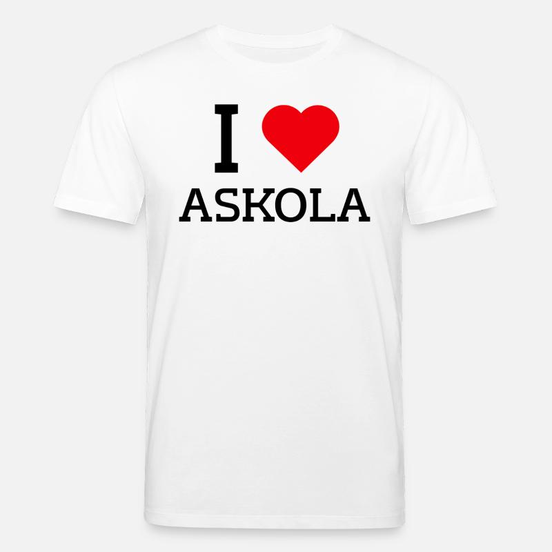 Ich liebe Askola - Stanley/Stella Unisex Bio-T-Shirt CREATOR  - Weiß