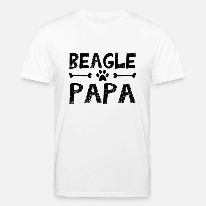 Beagle herrchen - Stanley/Stella Unisex Bio-T-Shirt CREATOR  - Weiß