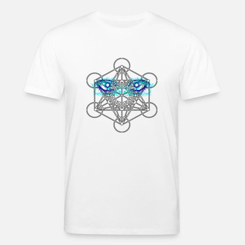 Metatron Eyes - T-shirt bio CREATOR Stanley/Stella Unisexe - blanc