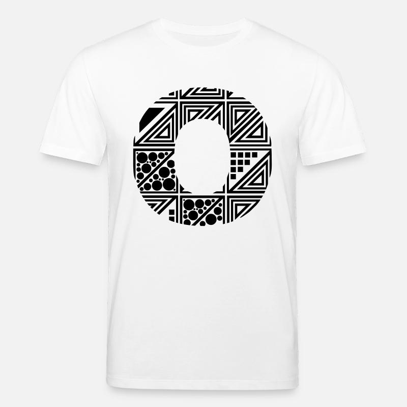 Buchstabe O - Stanley/Stella Unisex Bio-T-Shirt CREATOR  - Weiß