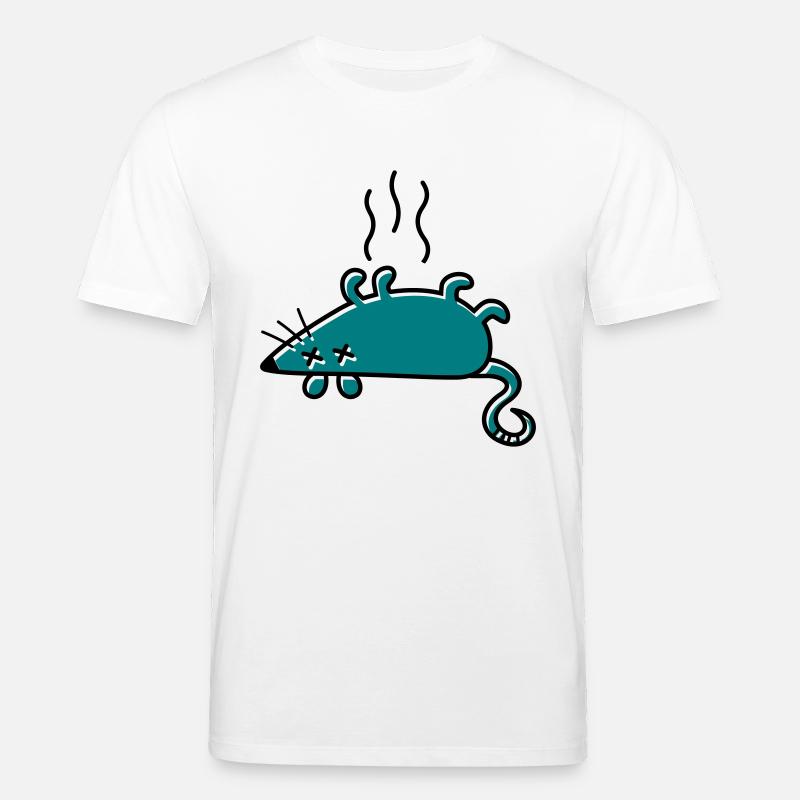 A dead mouse - Stanley/Stella CREATOR Unisex Organic T-Shirt - white