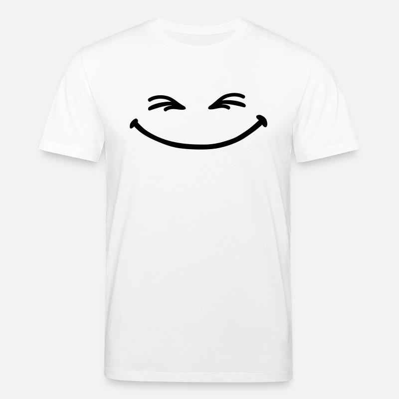 grin_face - Stanley/Stella Unisex Bio-T-Shirt CREATOR  - Weiß
