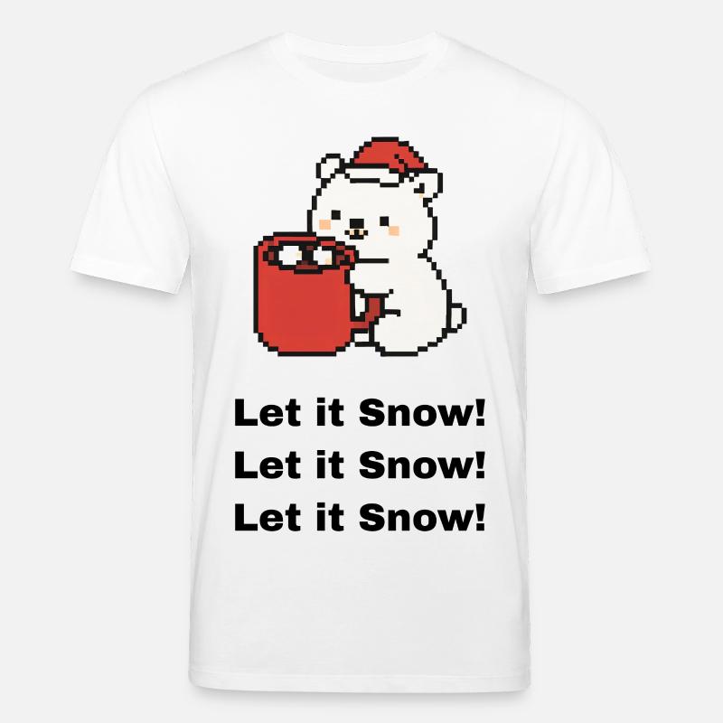 süßer Eisbär - Stanley/Stella Unisex Bio-T-Shirt CREATOR  - Weiß