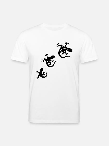 GECKO Terzett - Stanley/Stella Unisex Bio-T-Shirt CREATOR  - Weiß