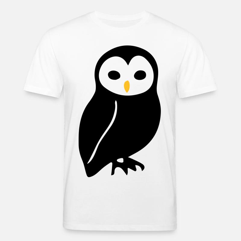 Eule - Stanley/Stella Unisex Bio-T-Shirt CREATOR  - Weiß